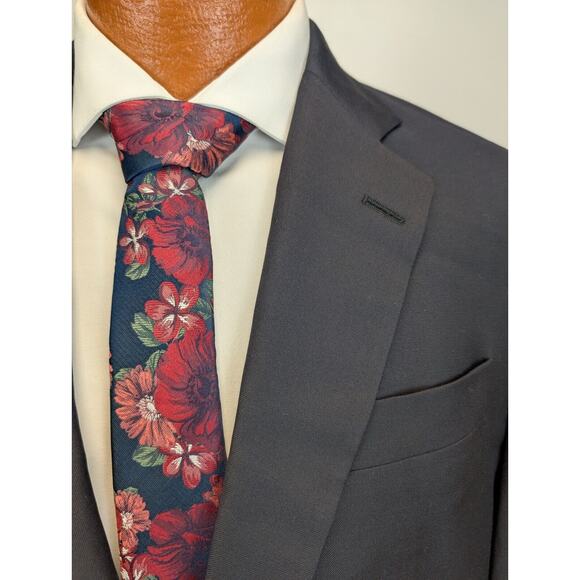 40R BROOKS BROTHERS Madison Mens Blue Loro Piana Italy 2 Gold Button Blazer